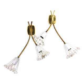 Wall Sconces by Emil Stejnar for Rupert Nikoll, 1950s, Set of 2 For Sale
