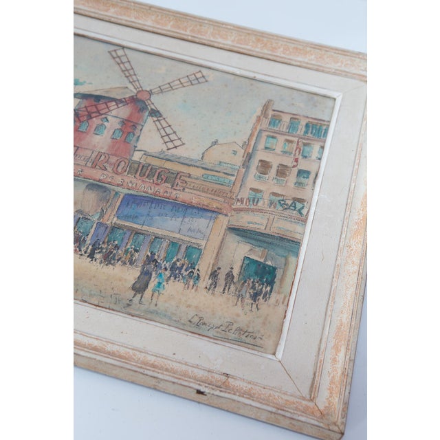Paper Louise Parisot-Pelletier, Le Moulin Rouge, Paris, 1890s, Paper, Framed For Sale - Image 7 of 8