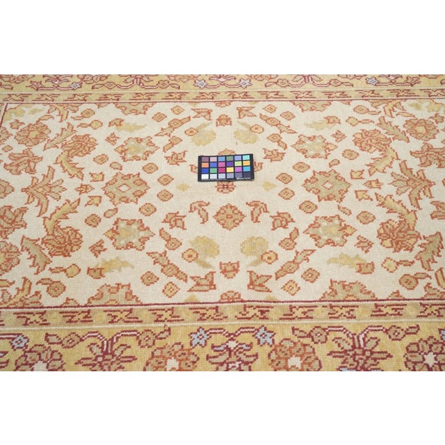 Oushak Rug 4' X 6' For Sale - Image 9 of 10