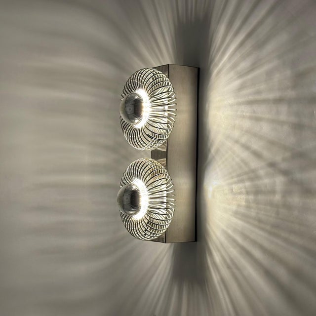 Modern Space Age Wall Light from Oxar, France, 1970s For Sale - Image 3 of 14
