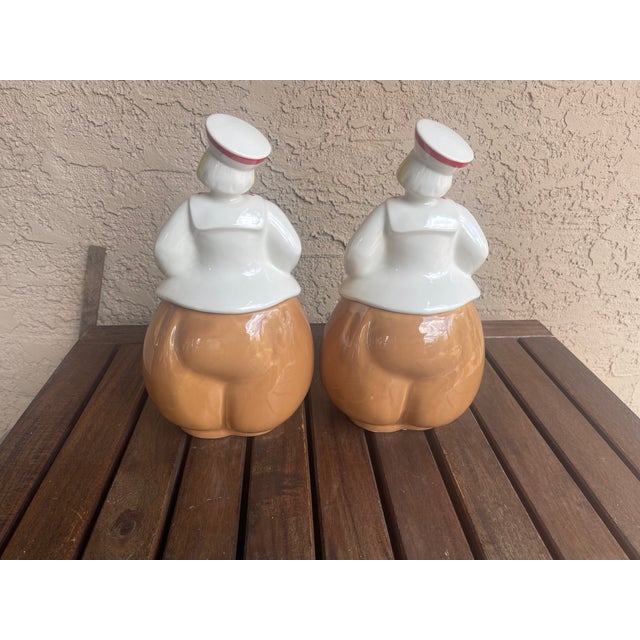 Bring a piece of authentic American ceramic history into your home with these charming vintage cookie jars! These adorable...