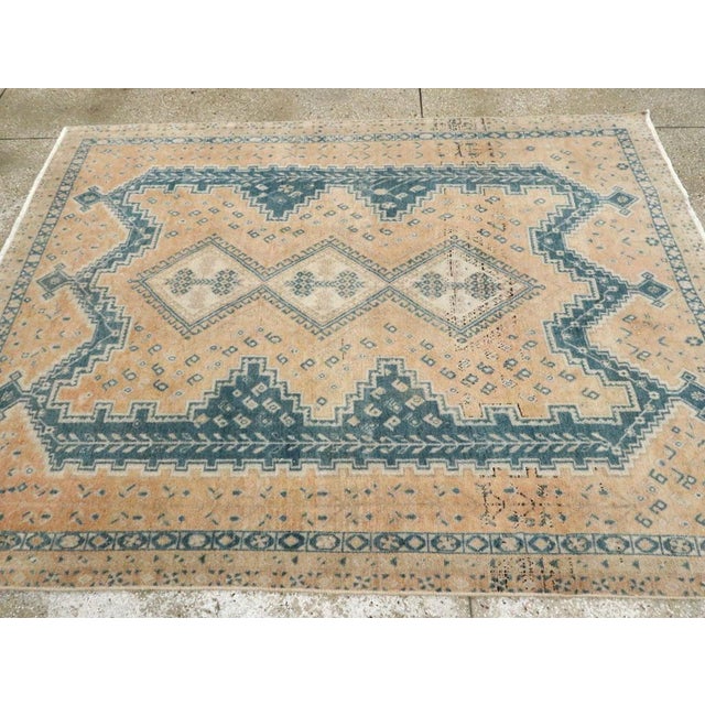 Galerie Shabab Collection Mid-20th Century Persian Afshar Accent Rug For Sale - Image 4 of 7