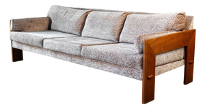 1960s Attributed to Adrian Pearsall for Craft Associates Walnut Sofa