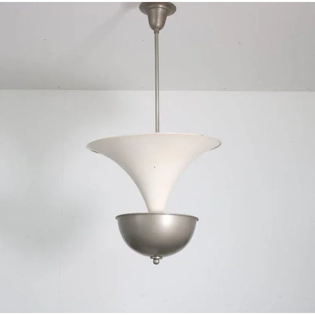 Art Deco Hanging Lamp, Netherlands, 1930s For Sale - Image 11 of 11