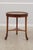Age: Approx: 30 Years Old Details: Gorgeous Burl Walnut Top Nice Carved Details Walnut Neoclassical Design Stretcher Base...