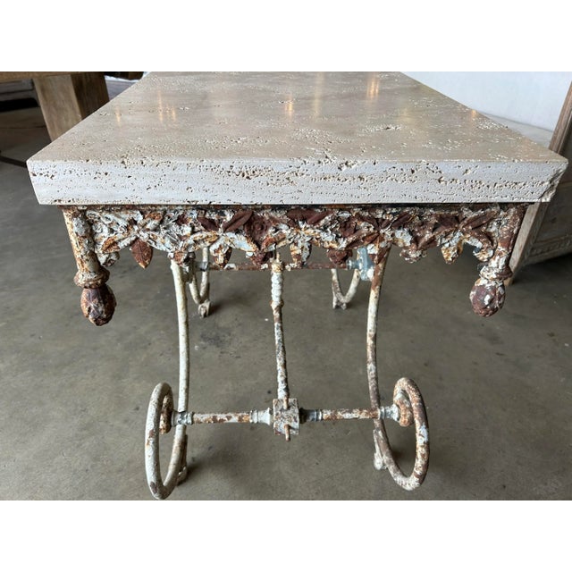 Metal 19th Century French Butcher’s/ Patisserie Table For Sale - Image 7 of 12