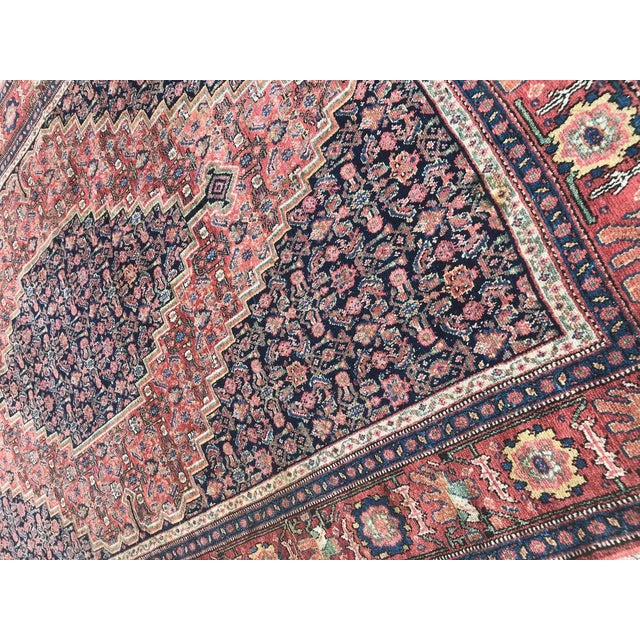 Textile Antique Senneh Rug, 1890s For Sale - Image 7 of 18