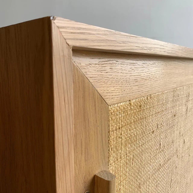 Made to Order White Oak Cane Credenza For Sale - Image 10 of 10