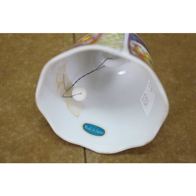 Mid 20th Century Japanese Imari Porcelain Serving Plates Platters Bowl Bell & Box - 7 Piece Lot For Sale - Image 15 of 18