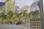 French School of the 20th Century "Paris - View of St Germain L'Auxerrois" Gouache Monogrammed, Dated 1958 For Sale - Image 6 of 11