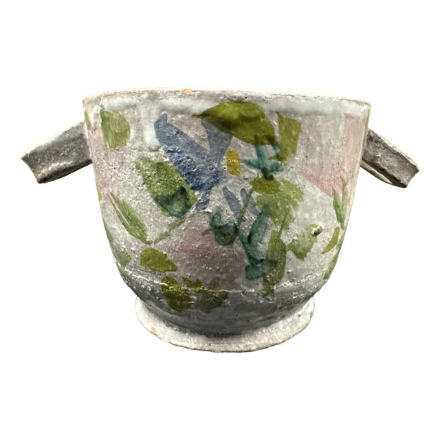 Small Ceramic Vase by Jacques and Juliette Laurent Mazaudois for Vallauris, 1960s For Sale