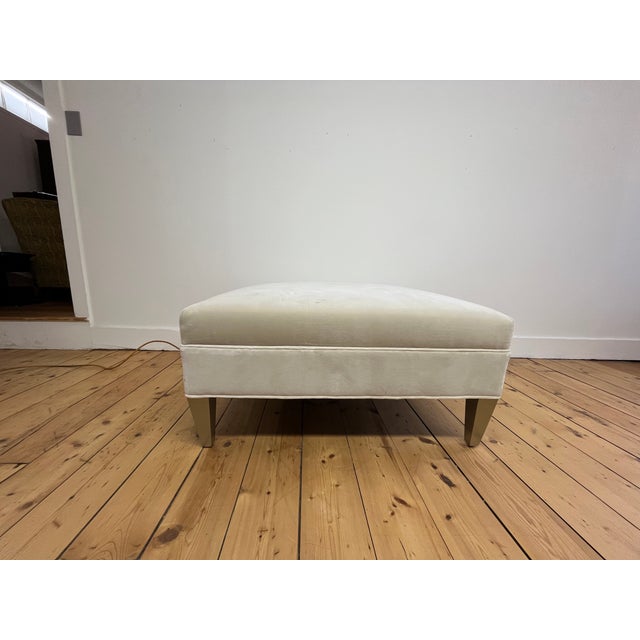Kravet Kravet Vassar Square Ottoman For Sale - Image 4 of 6