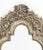 Baroque Style Quatrefoil Carved Wood Framed Mirror, the reticulated frame with scrolling foliate motif. Overall: 32.5" H x...