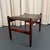 1960s 1960s Scandinavian Modern Leather and Rosewood Footstool Ottoman by Hugo Frandsen For Sale - Image 5 of 8