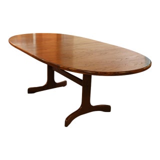 English G-Plan Mid Century Modern Extendable Oval Dining Table For Sale