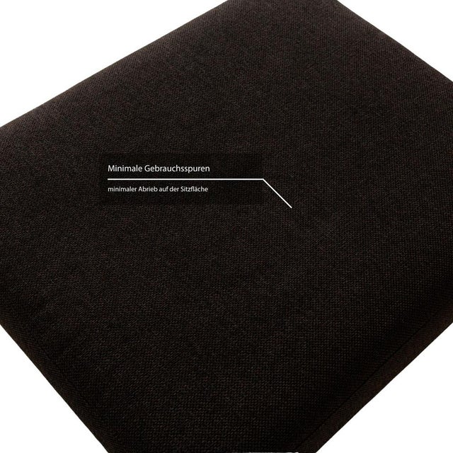 Concept Plus Fabric Stool in Black by Ewald Schillig For Sale - Image 6 of 11