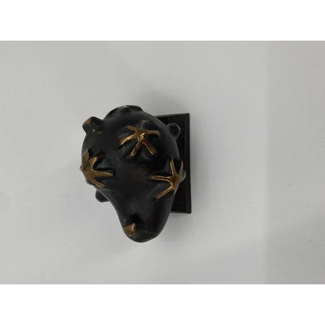 Brown Art Object Table Sculpture in Bronze by Elizabeth Garouste and Mattia Bonetti for the Blome Collection, 1996 For Sale - Image 8 of 11