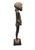 1970s Vintage Life Size African Senufo Tyepka Standing Maternity Figure 60" H Côte d'Ivoire W/Stand For Sale - Image 5 of 7