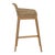 Tan Outdoor Teak & Faux Rope Bar Stool For Sale - Image 8 of 12