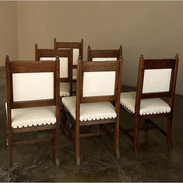 Set of Six Antique Renaissance Dining Chairs For Sale In Dallas - Image 6 of 13