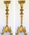 Wood Large Scale Italian Vintage Gold Finished Carved Wood Pedestals - a Pair For Sale - Image 7 of 7