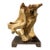 Cypress Root Wood Carved Irregular Happy Buddha Statue Artistic Figure For Sale