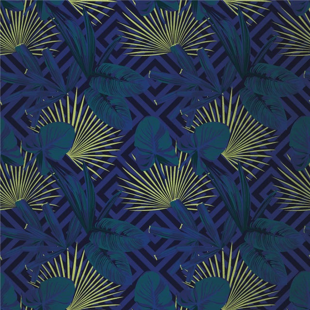 Contemporary Jungle Dream 5 Fabric Wall Covering by Chiara Mennini for Midsummer-Milano For Sale - Image 3 of 3