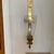 Large Scale Vintage Brass and Glass Wall Candle Sconce For Sale - Image 10 of 12