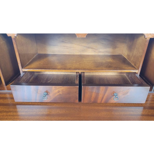 Vintage Writing Desk Bureau, 1950s For Sale - Image 6 of 18