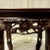 Chinoiserie Vintage Asian Carved Wood Side Tables Stands With Lotus Flower Design and Marble Top-a Pair For Sale - Image 3 of 12