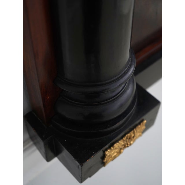 Period Antique 19th Century French Empire Cherry Pier Mirror For Sale In Philadelphia - Image 6 of 13