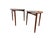 1960s Mid-Century Danish Modern Guitar Pick Nesting Tables - Set of 2 - Refinished! For Sale - Image 5 of 7