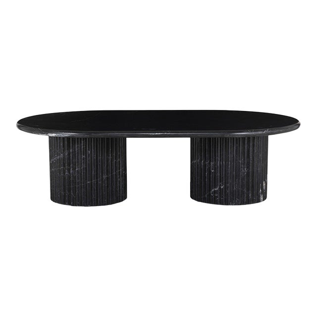 Four Hands Oranda Coffee Table - Black Marble For Sale