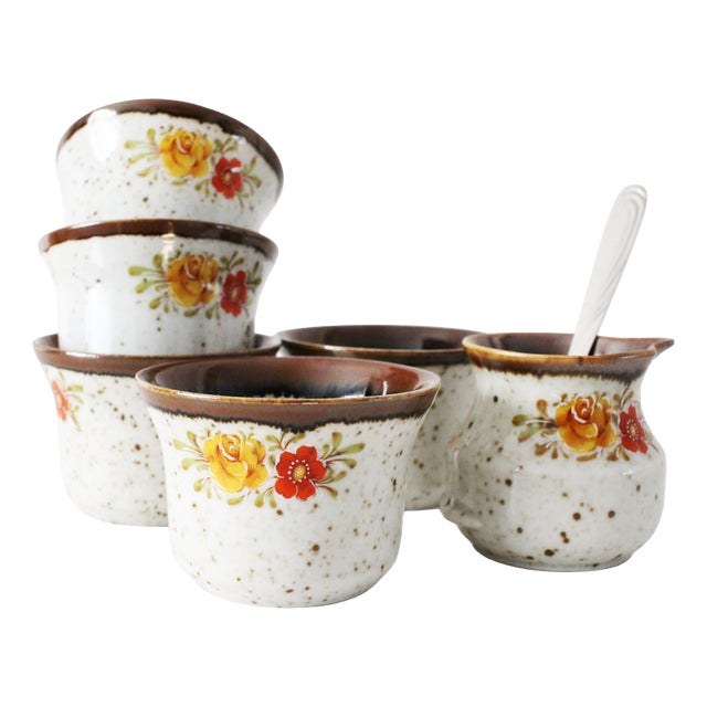 Tea Set from Gesch, 1960, Set of 6 For Sale
