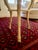 Wood Vintage Carved & Custom Painted Round Side Table With Hoof Feet For Sale - Image 7 of 7