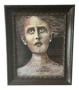 LuAnne Simpson "Tears Fall in My Heart” Original Signed Painting