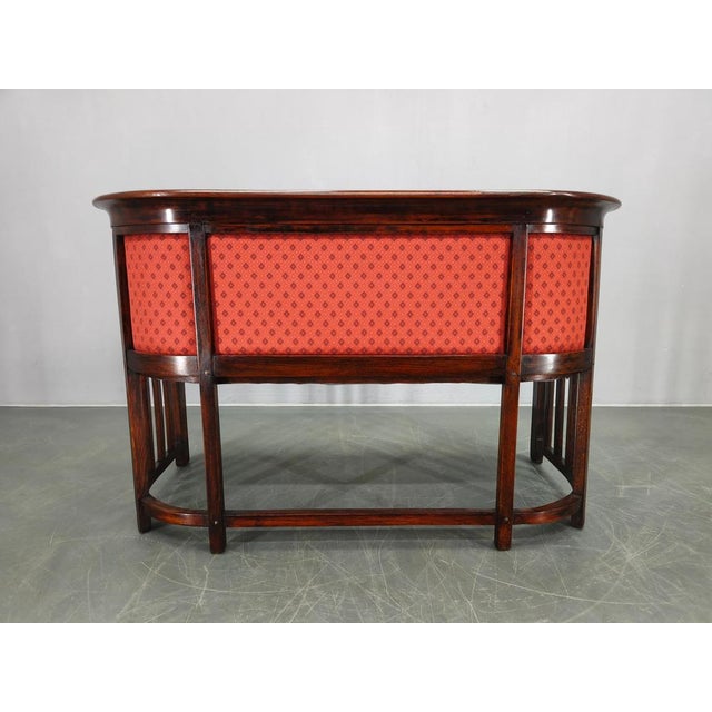 Vienna Secession Art Deco Beech Sofa by Josef Hoffmann, 1920s For Sale - Image 10 of 13