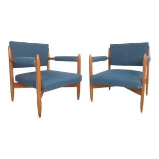 1970s Mid-Century Modern Armchairs - a Pair For Sale