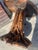 Brown Late 20th Century Small Rustic Root Base Oval Side Table Cabin Cottage For Sale - Image 8 of 12