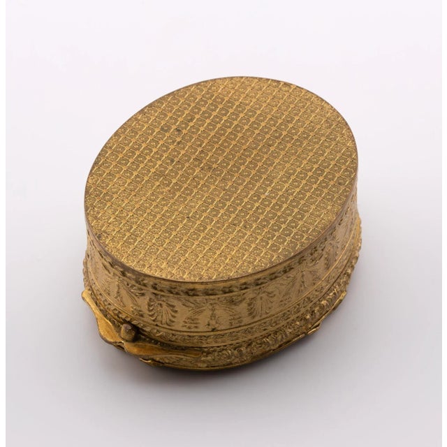 Royal Vienna Porcelain Miniature Gilt Bronze Portrait Box by Franz Wagner For Sale - Image 4 of 5