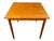 Wood Vintage Danish Modern Teak Dining Table With Carved Tapered Legs For Sale - Image 7 of 18