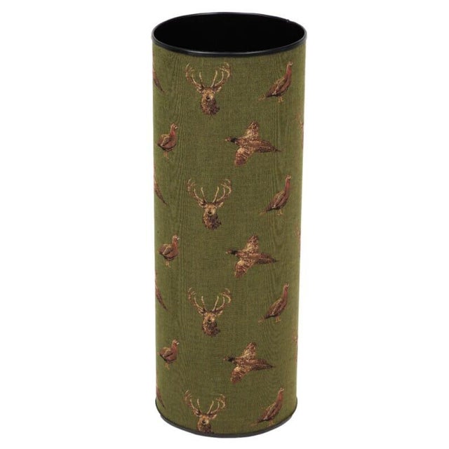 A lovely addition to any home, this stylish and durable tapestry umbrella stand is constructed from metal and covered in...