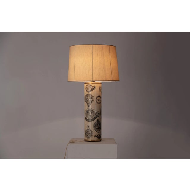 Metal Vintage Table Lamp by Piero Fornasetti, 1950s For Sale - Image 7 of 8