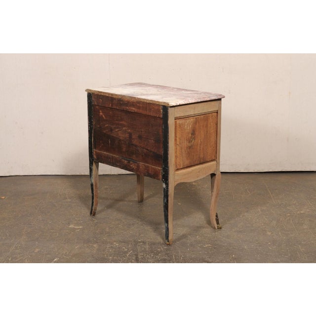 18th Century French Classical Two-Tone Marble Top Chest For Sale - Image 10 of 12