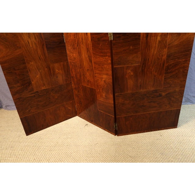 Wood Art Deco Screen, 1930s For Sale - Image 7 of 8