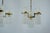 Metal Brass and Glass Chandeliers by Gaetano Sciolari, Italy, 1970s, Set of 2 For Sale - Image 7 of 18
