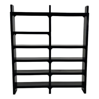 Black Modular Shelf by Olaf Von Bohr for Kartell, 1970s For Sale
