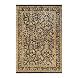 Mogul, One-of-a-Kind Hand-Knotted Area Rug in Brown, 6' 1" x 9' 0" For Sale