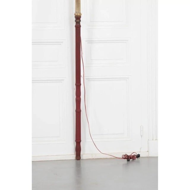 This towering pair of French 19th century altar torches would have previously been lit by fire, now they have been cleaned...