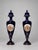 Large Kobalt Porcelain Lidded Vases, Set of 2 For Sale - Image 6 of 6